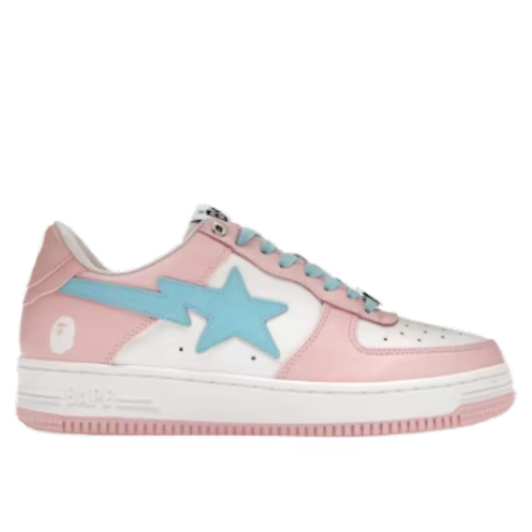 Bape Bapesta Low Hello Kitty Pink