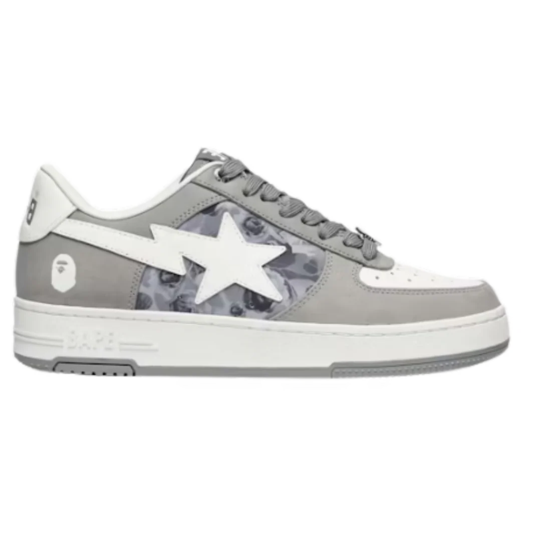 Bape Bapesta Low M2 Grey Roses
