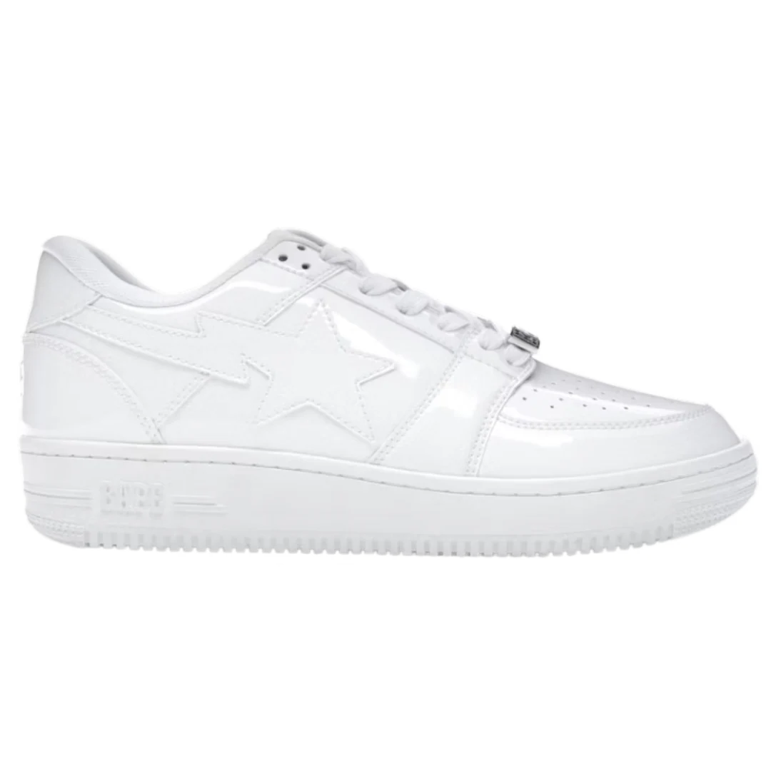 Bape Bapesta Low M2 Lack All White