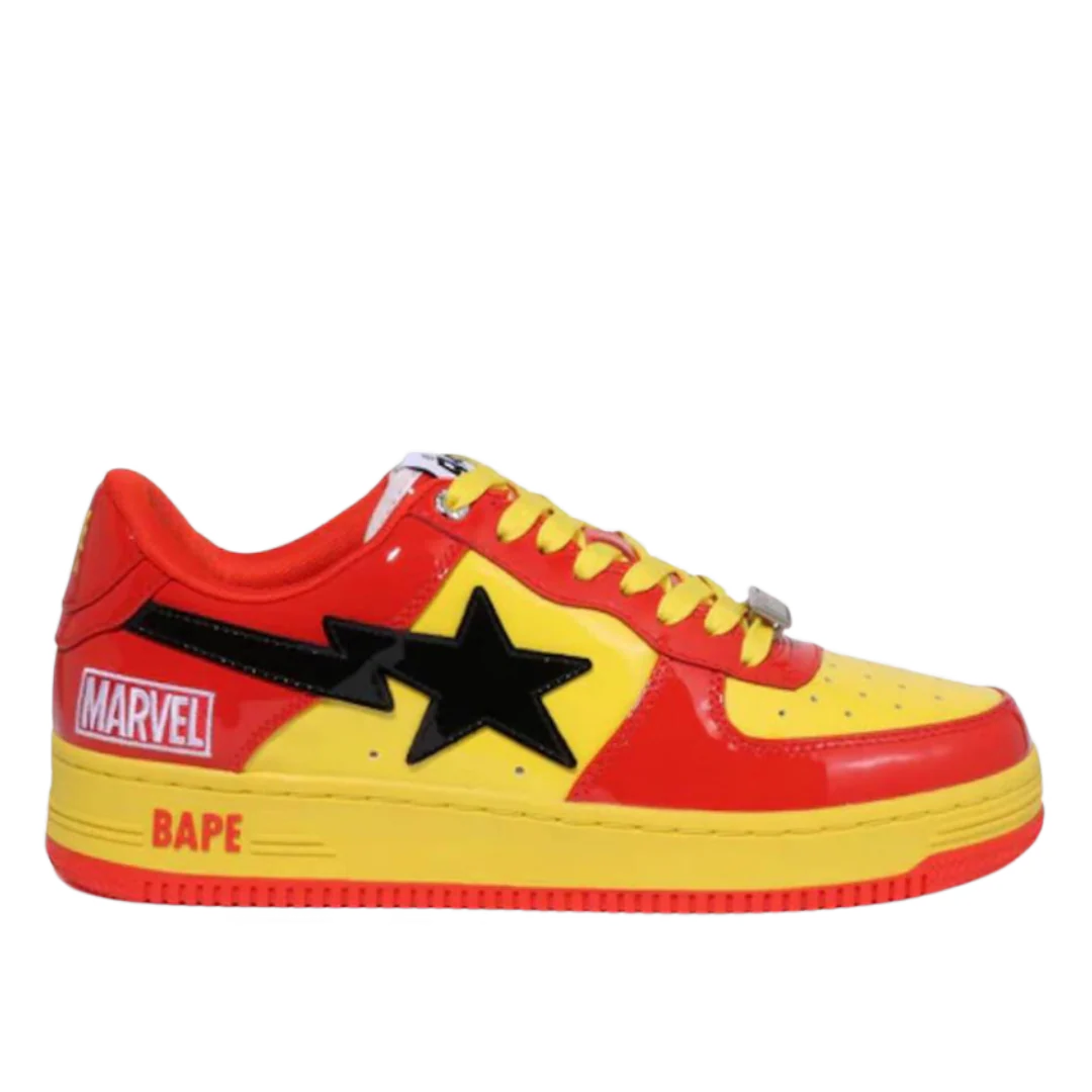 Bape Bapesta Low M2 Marvrel Comics Iron Man (2022)