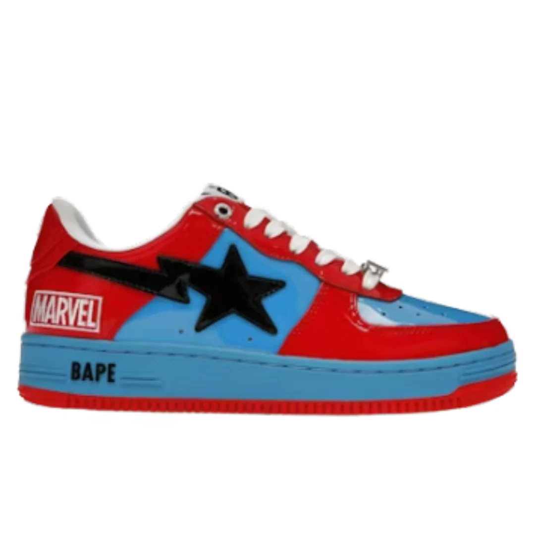 Bape Bapesta Low Marvel Spiderman