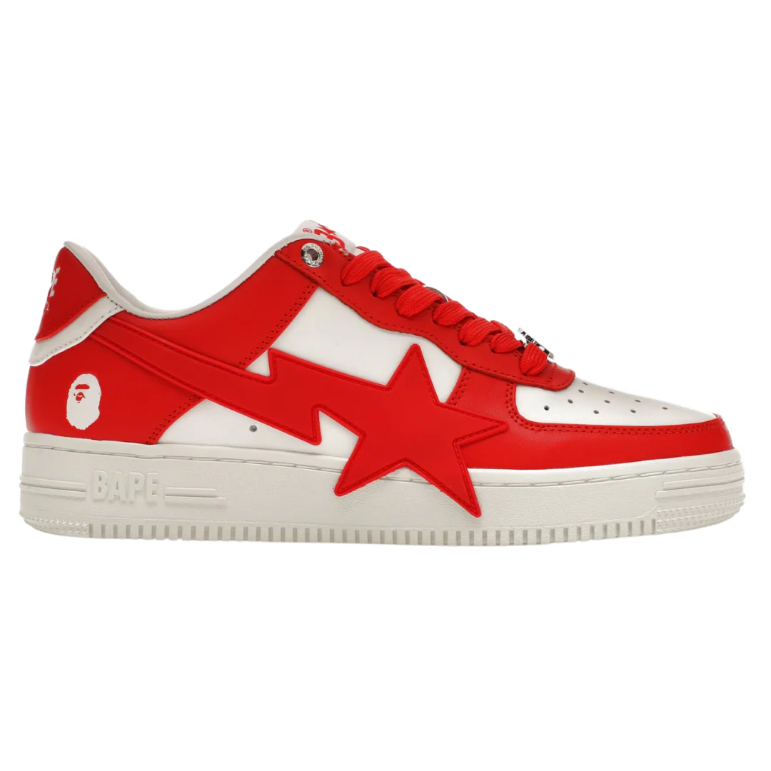 Bape Bapesta Low OS Red