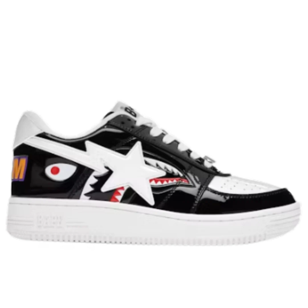 Bape Bapesta Low Mad Shark Black
