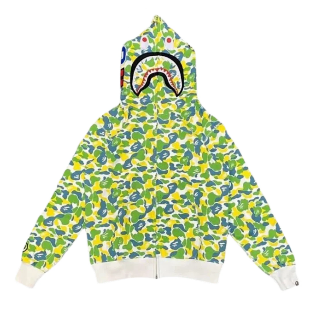 Bape Camo Zipper Green