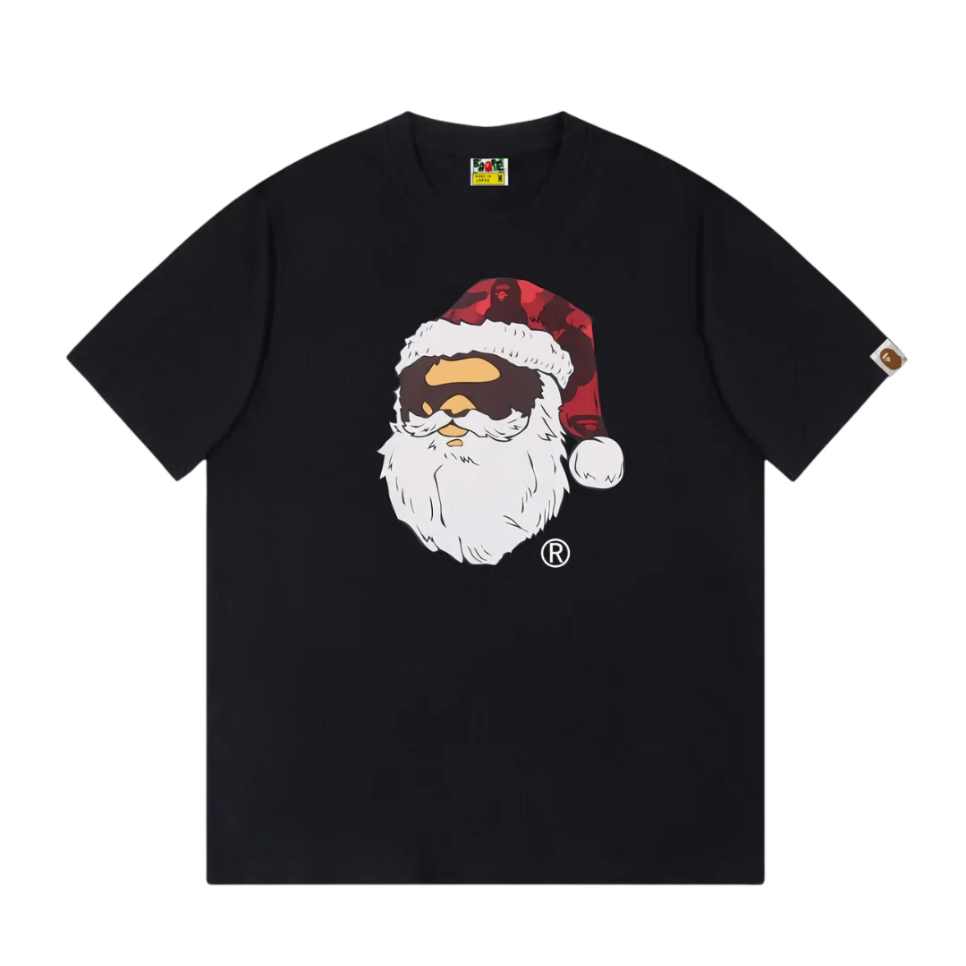 Bape Christmas Ape T-Shirt Black