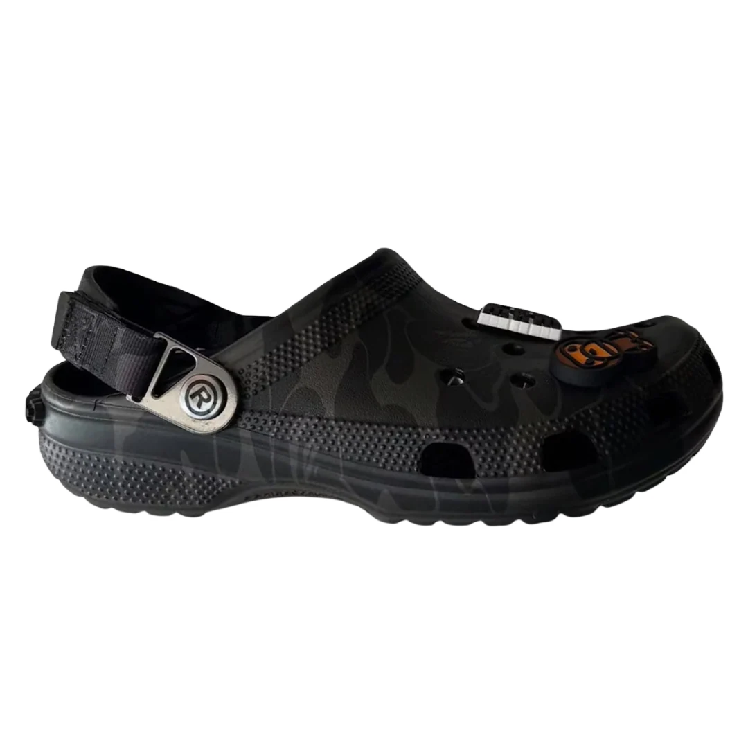 Bape Crocs Black Camo