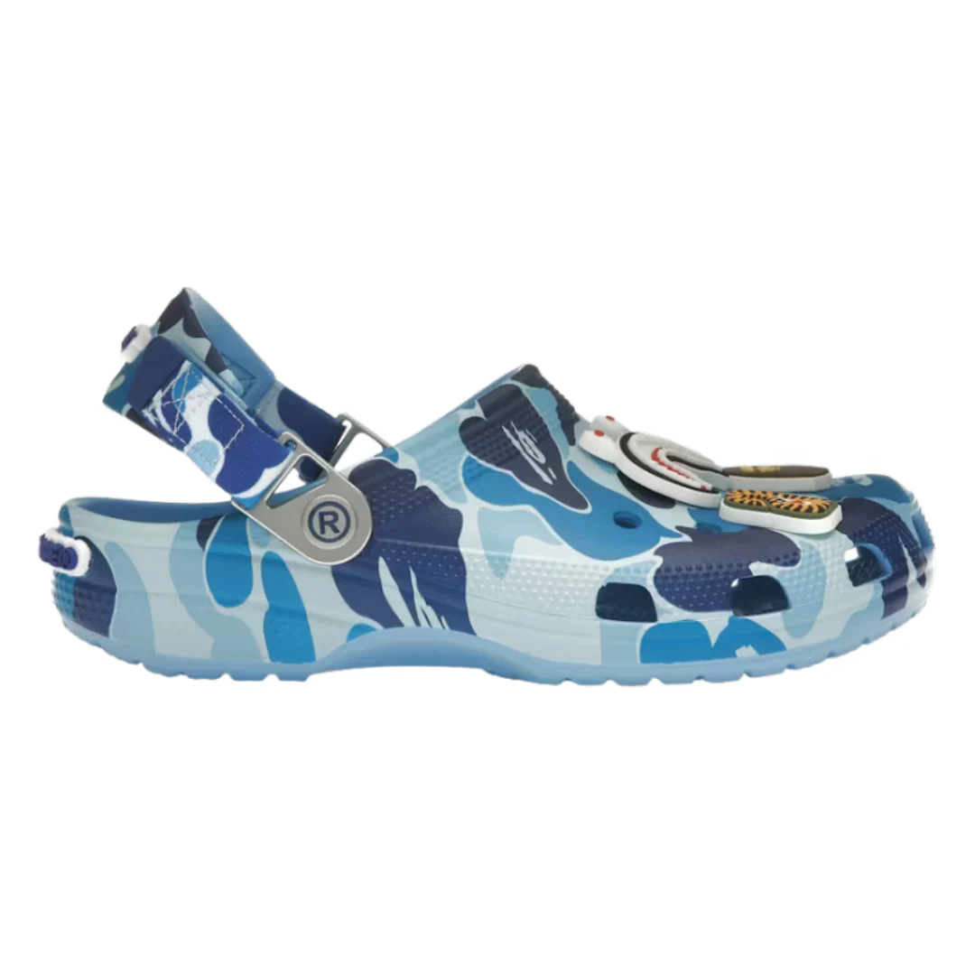 Bape Crocs Blue Camo