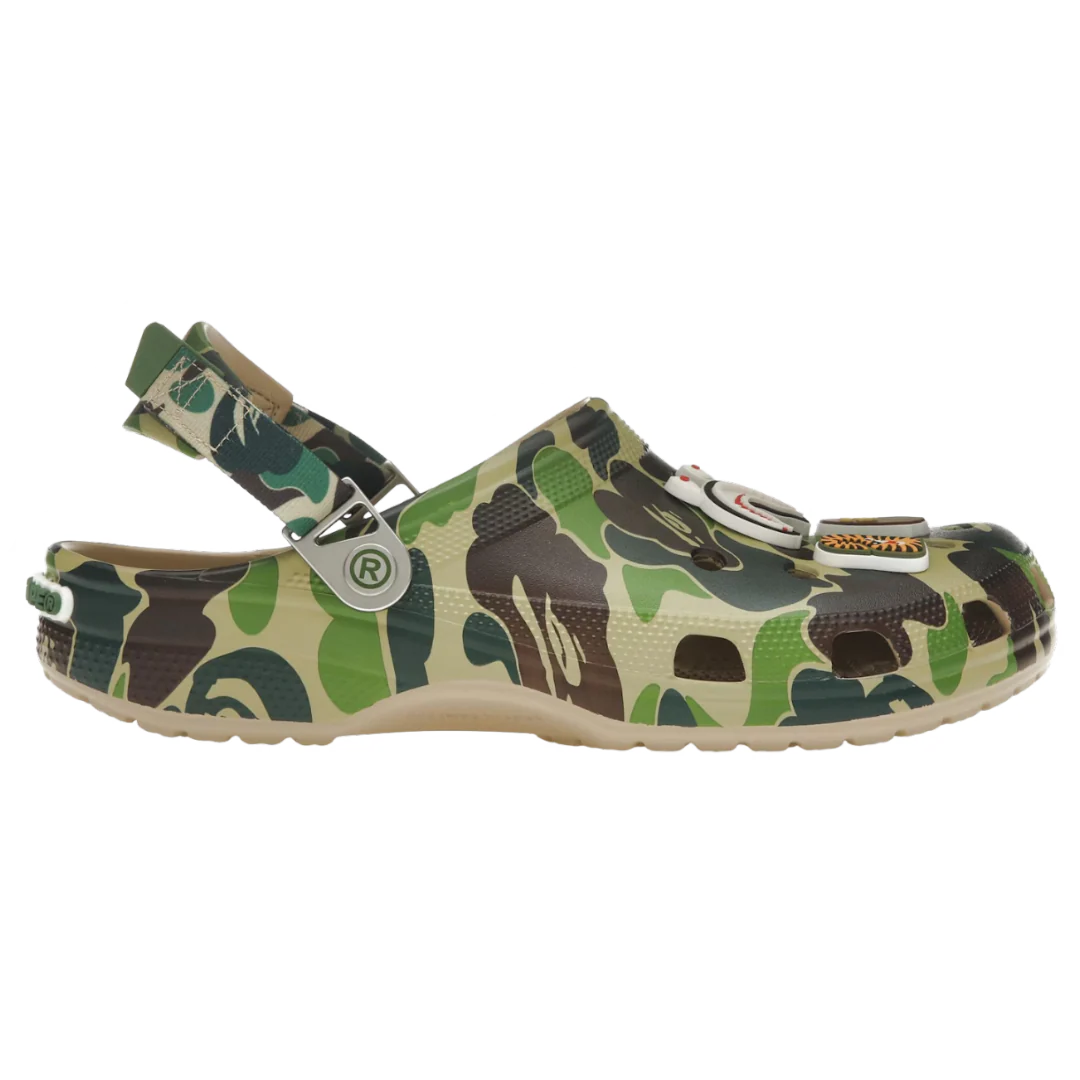 Bape Crocs Green Camo