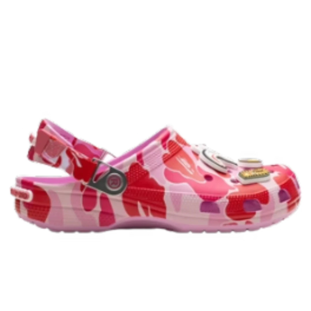 Bape Crocs Pink Camo