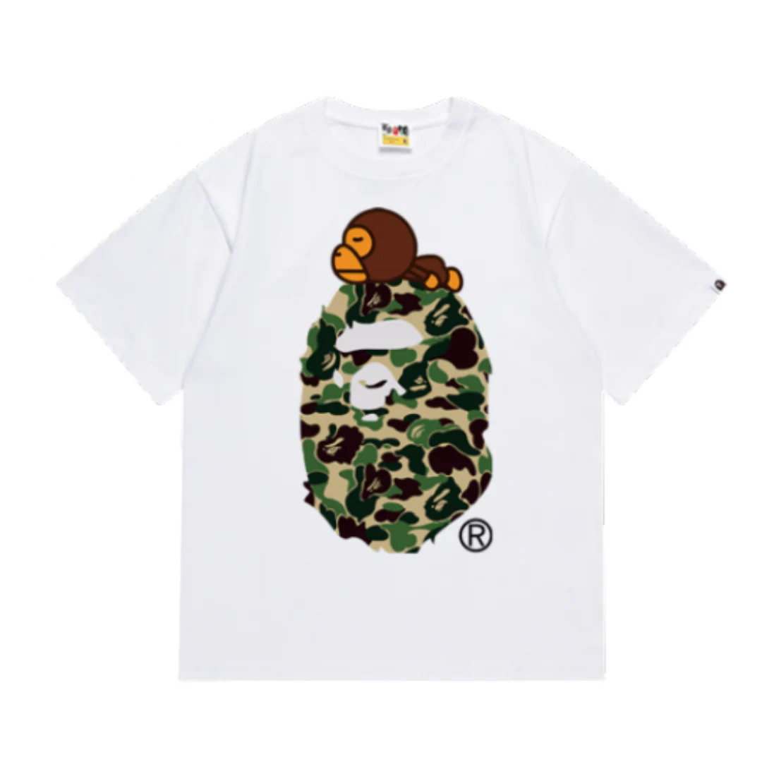Bape Milo On Ape Head T-Shirt Black