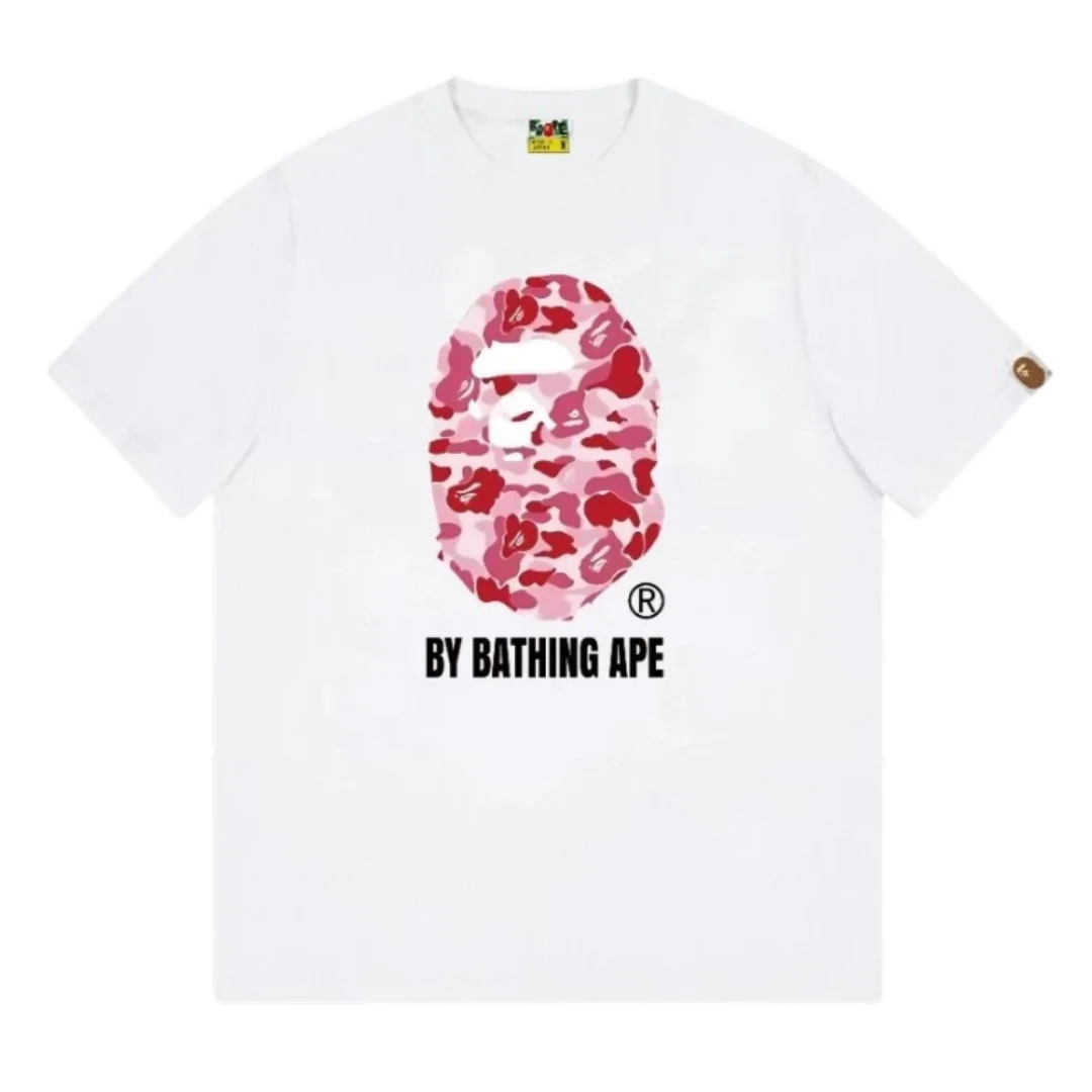 Bape Pink Flower T-Shirt White