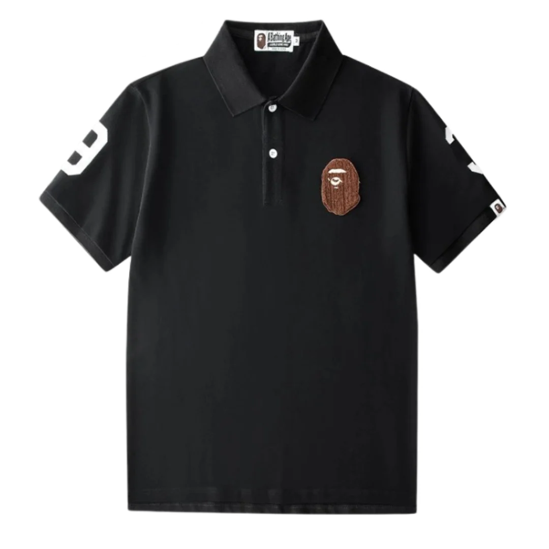 Bape Polo Shirt Black