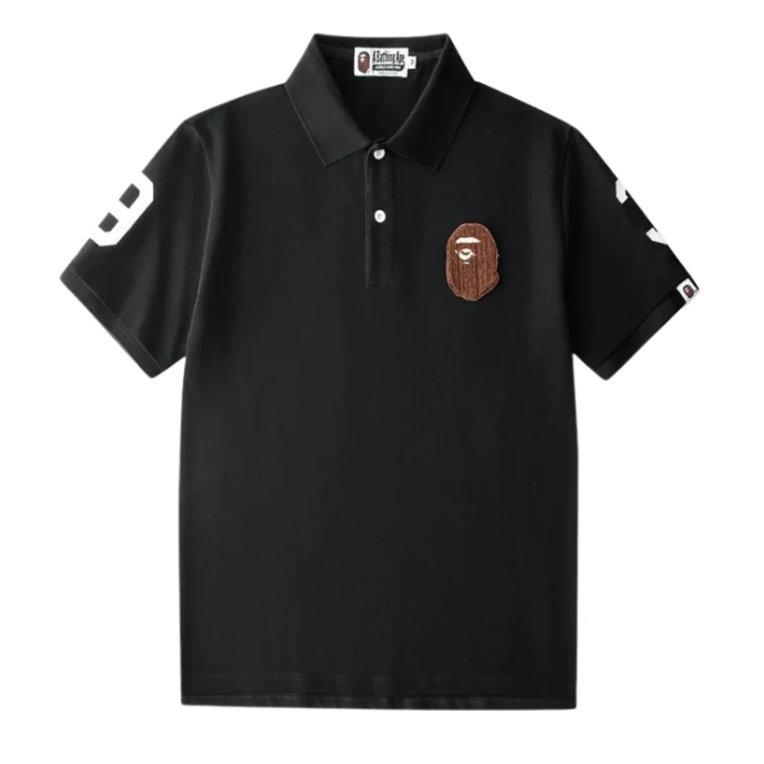Bape Polo Shirt Black