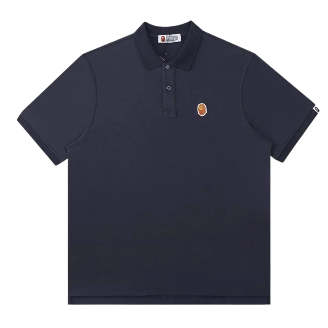 Bape Small Icon Polo Shirt Blue