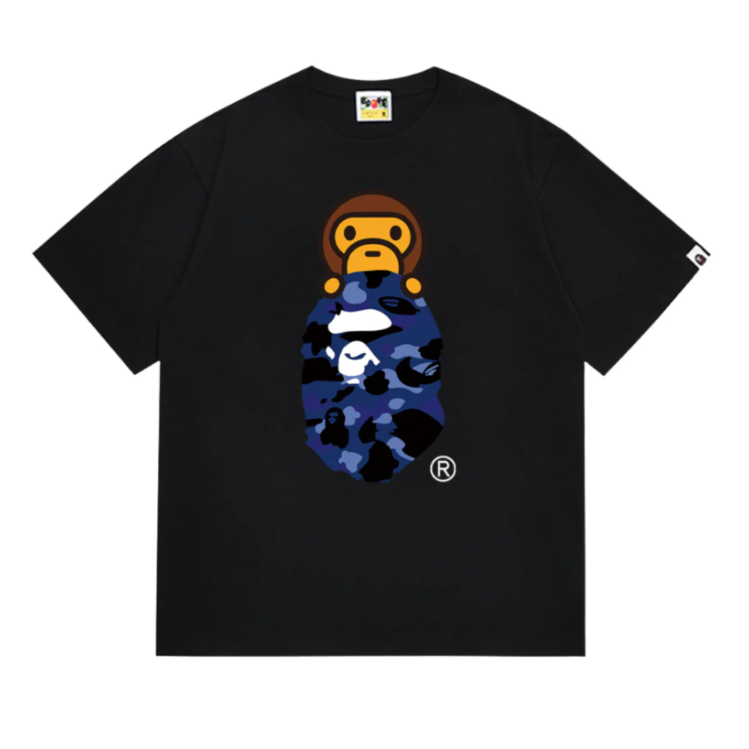 Bape T-Shirt Black & Blue