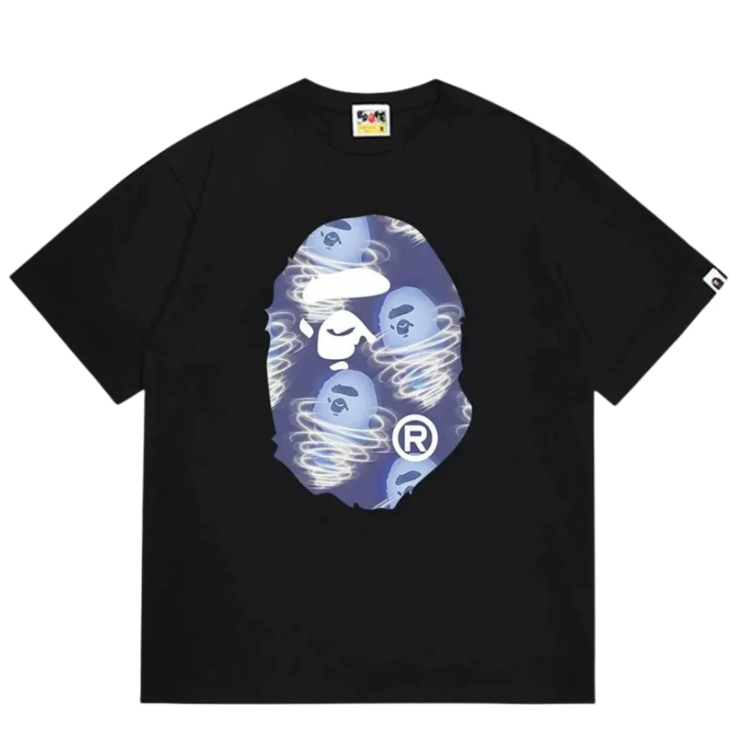 Bape Tornado Ape T-Shirt Black