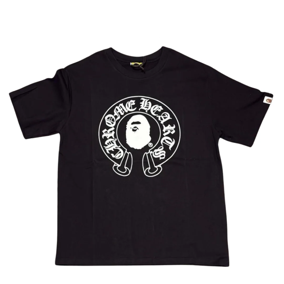 Bape x Chrome Hearts T-Shirt Black