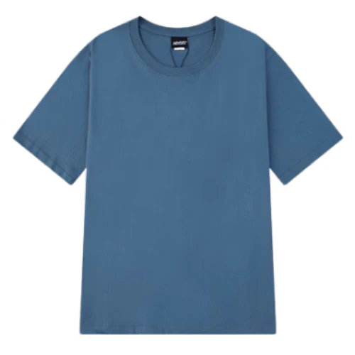Basic T Shirt Grey Blue