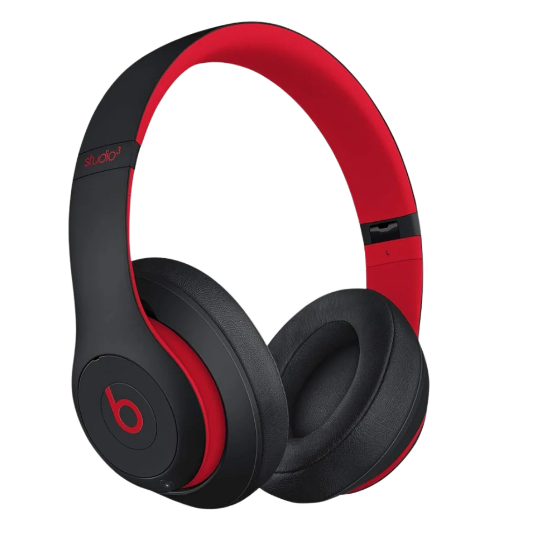 Beats Studio3 Overear Headphones Black & Red