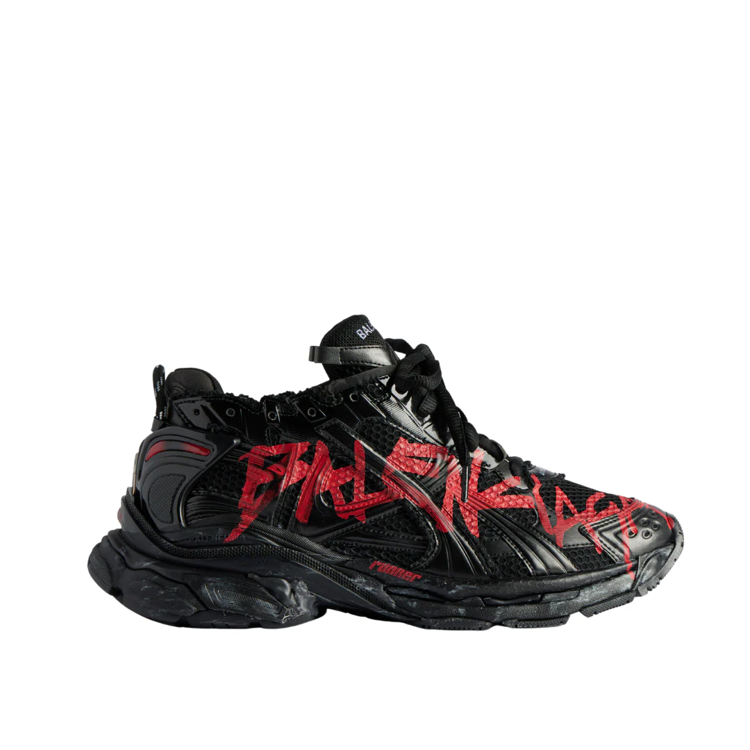 Blenciaga Runner Black Red