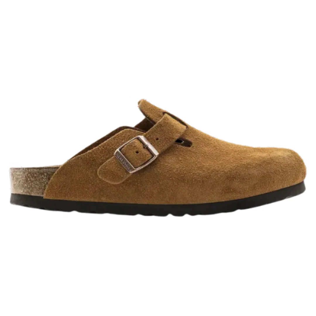 Birkenstock Boston Soft Footbed Suede Mink