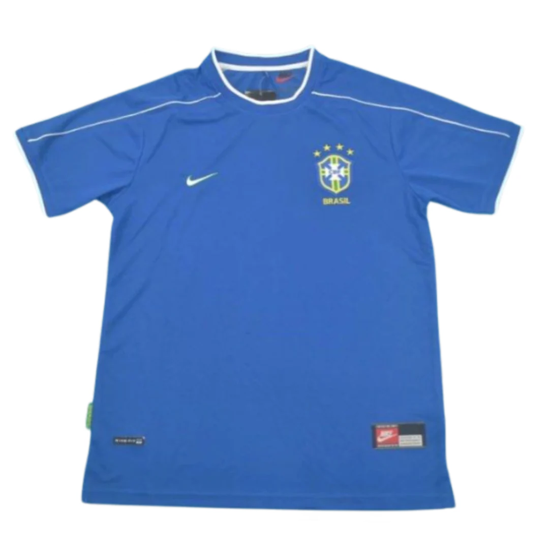 Brazil 1998 Away Jersey Blue