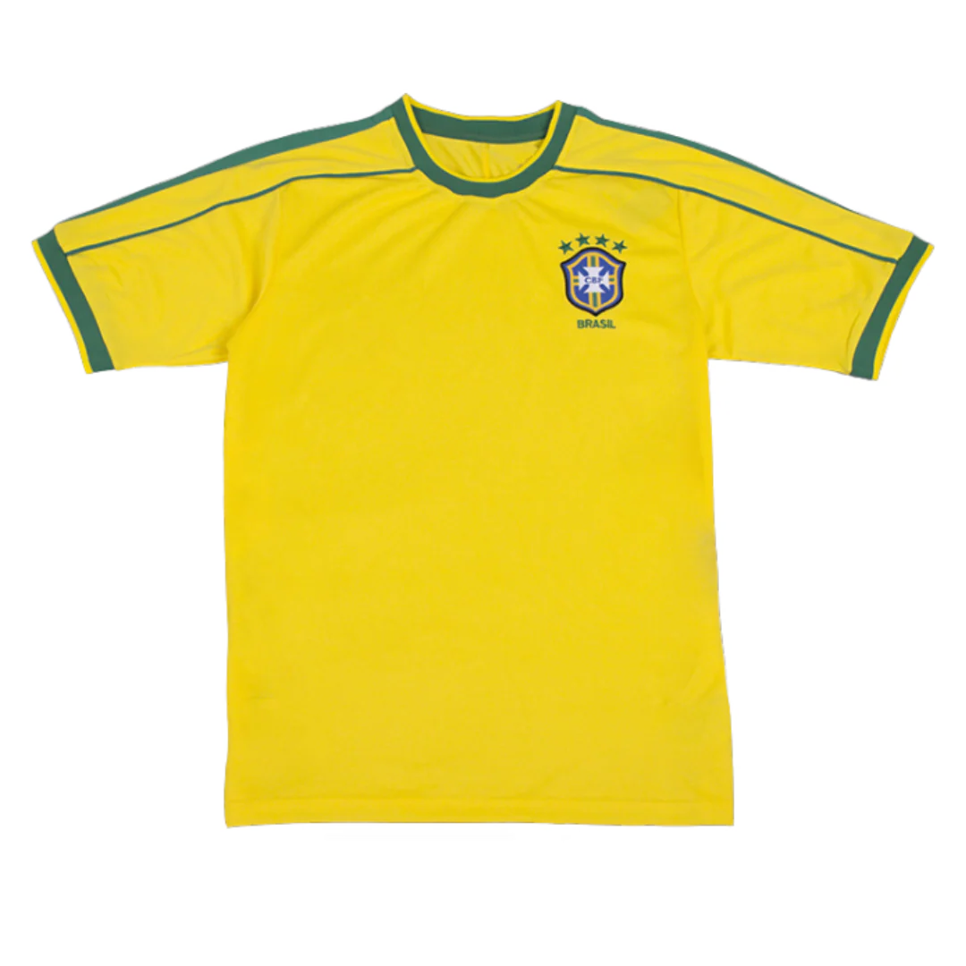Brazil 1998 Home Jersey Yellow
