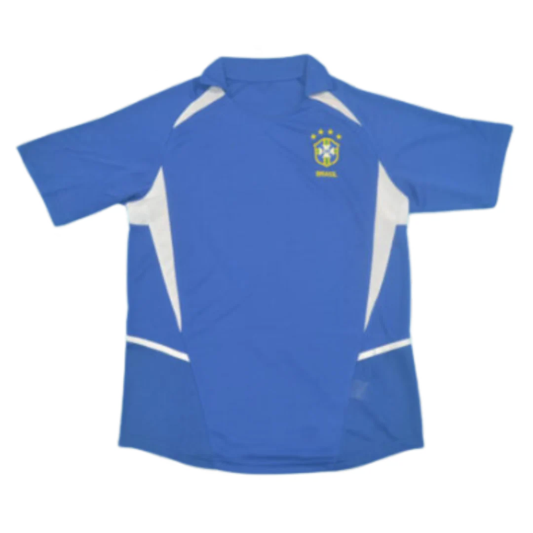 Brazil 2002 Away Jersey Blue