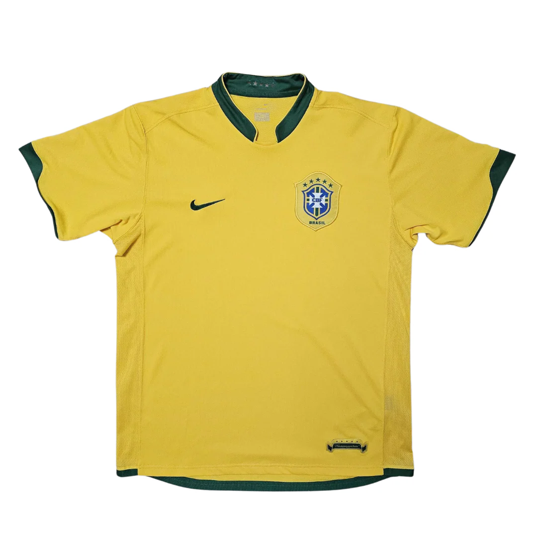 Brazil 2006 Home Jersey Yellow