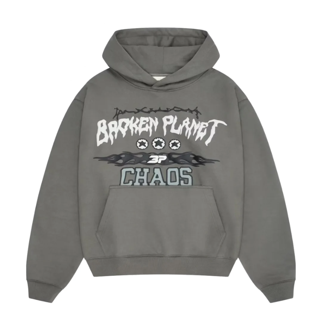 Broken Planet Chaos Hoodie Green