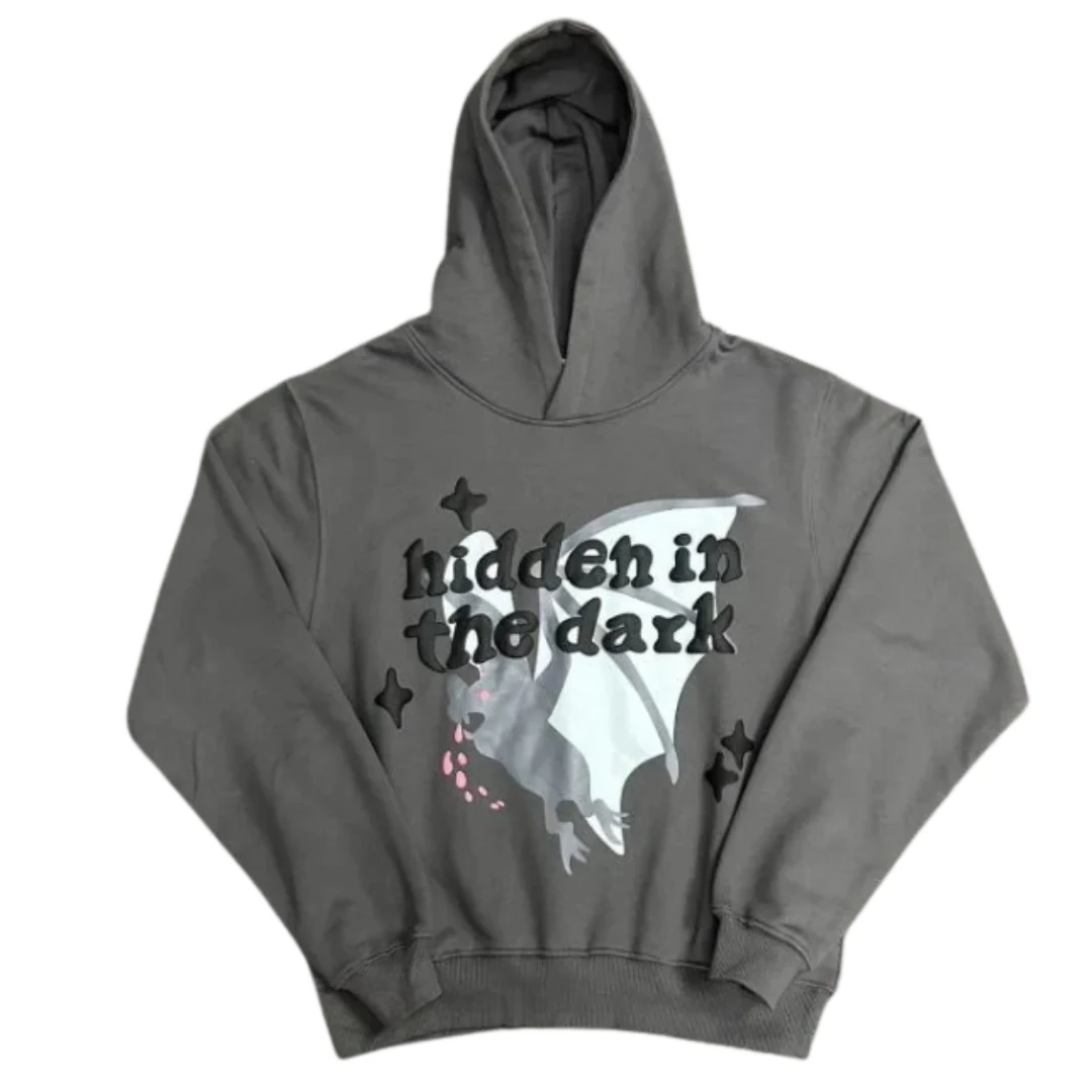 Broken Planet Hidden And In The Dark Hoodie Dark Grey
