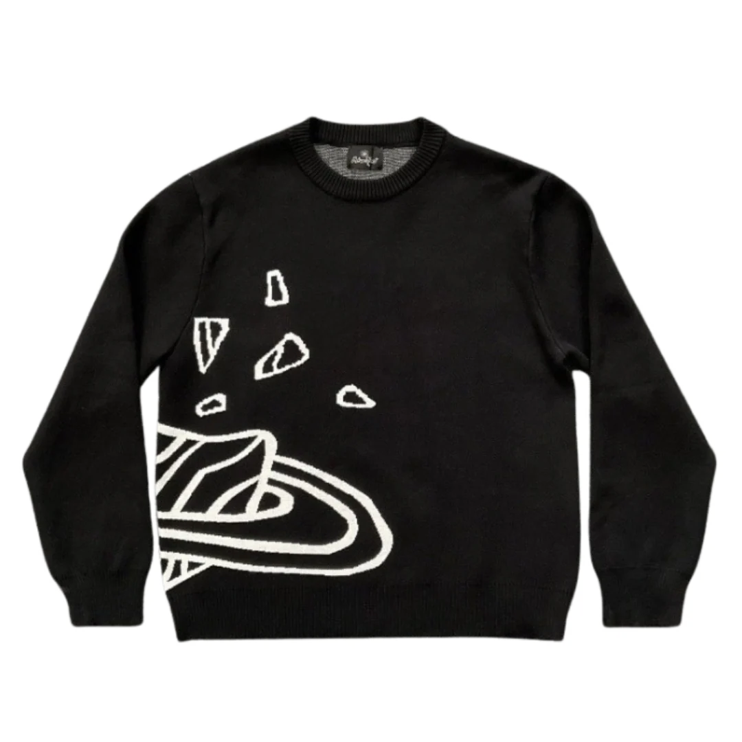 Broken Planet Knit Sweater Black