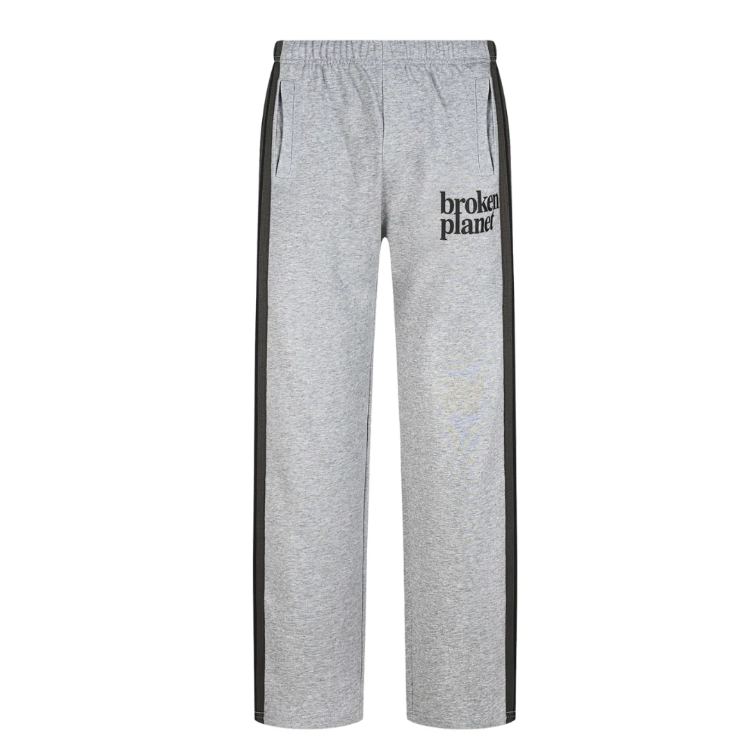 Broken Planet Open Leg Jogger Grey & Black