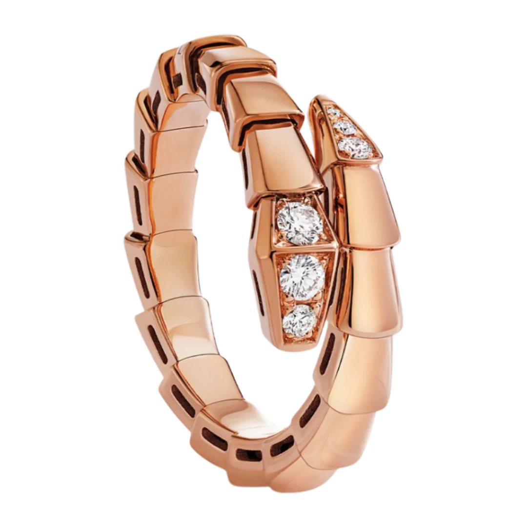 Bvlgari Serpenti Ring Rosegold