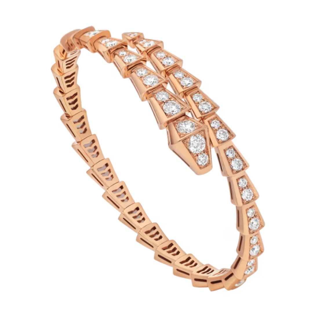 Bvlgari Serpenti Viper Bracelet Rose Gold