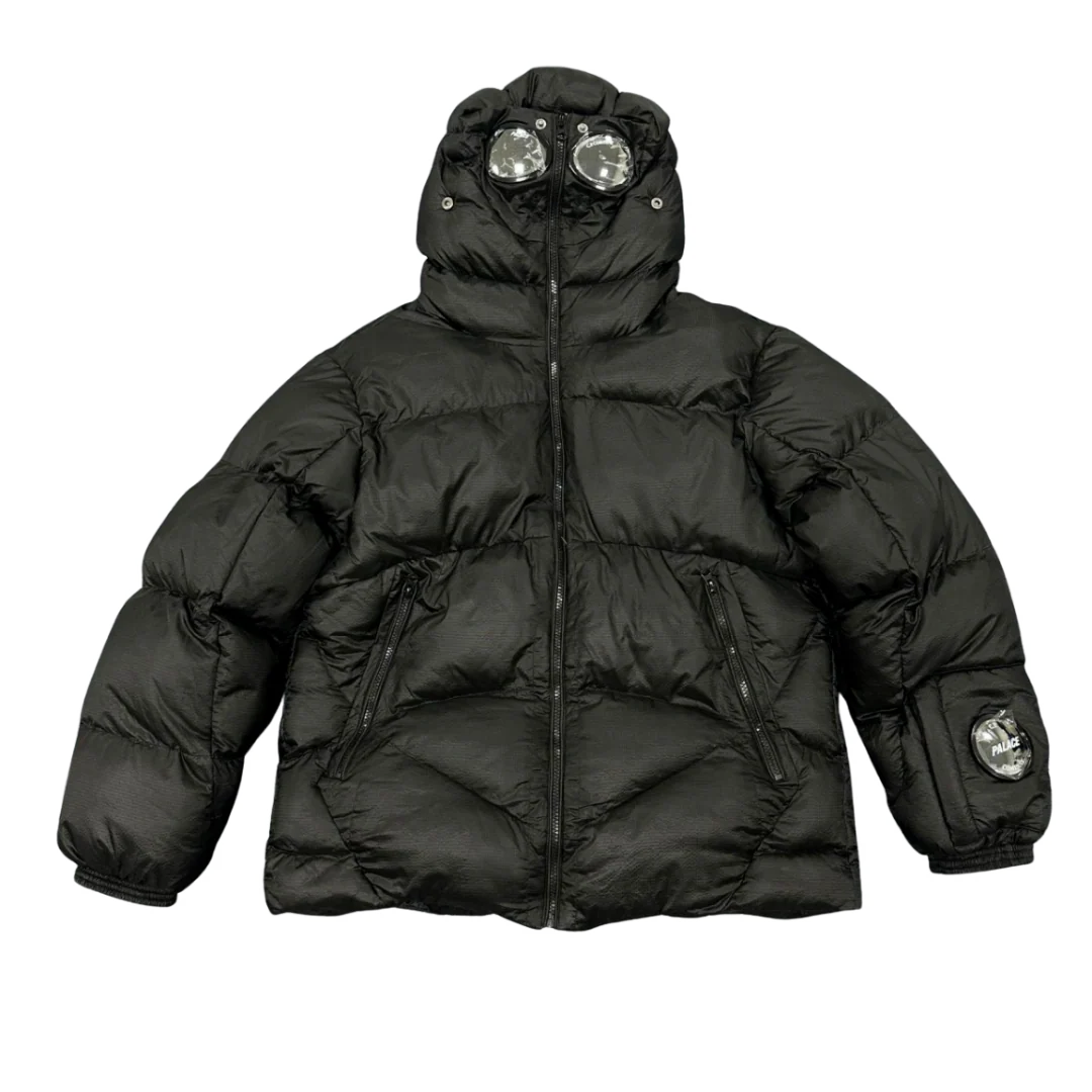 C.P. Company Glasses Hood Down Jacket Black