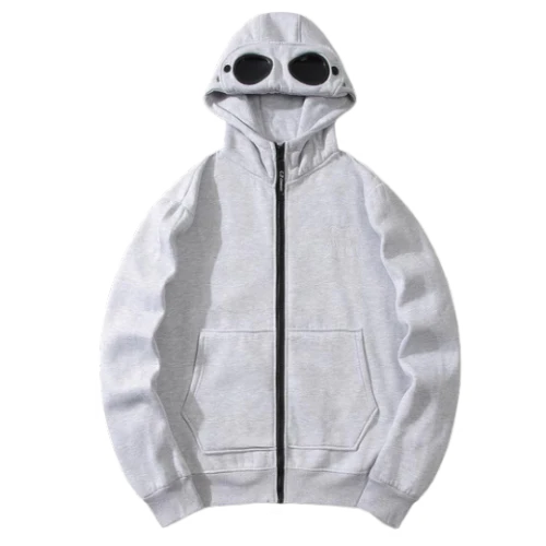 CP Company Zip Hoodie Grey