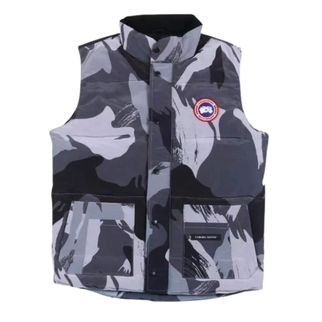 Canada Goose Crew Vest Grey Camouflage