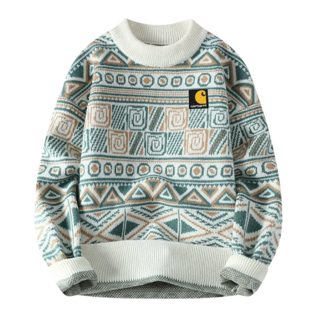 Carhartt Cashmere Sweater Blue & Beige