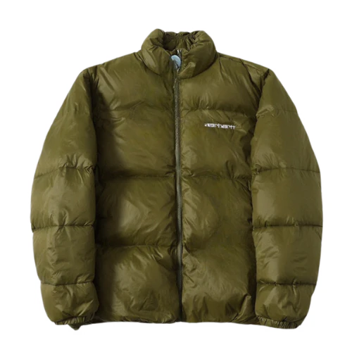 Carhartt Puffer Jacket Shiny Olive Green