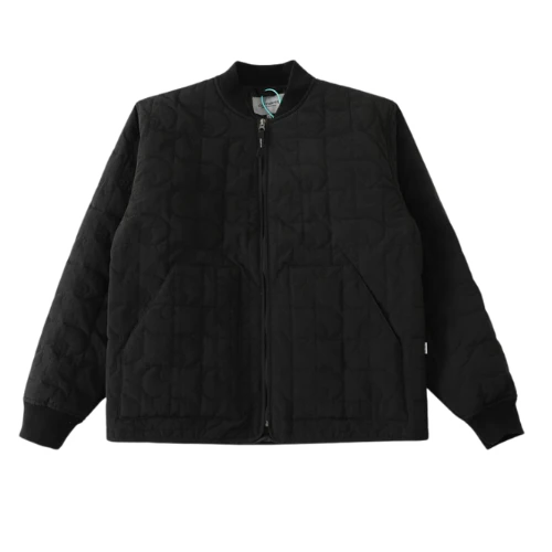 Carhratt Bomber Jacket Wave Print Black