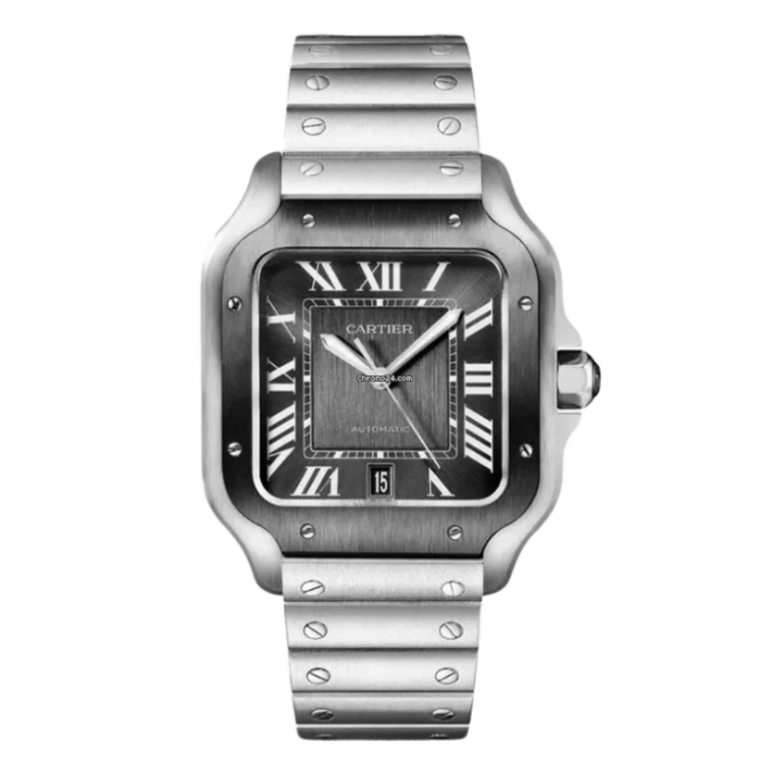 Cartier Santos Black Dial (Low Budget)
