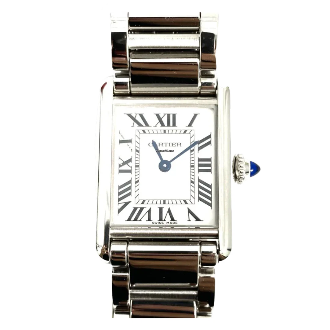Cartier Tank De Must Watch Silver