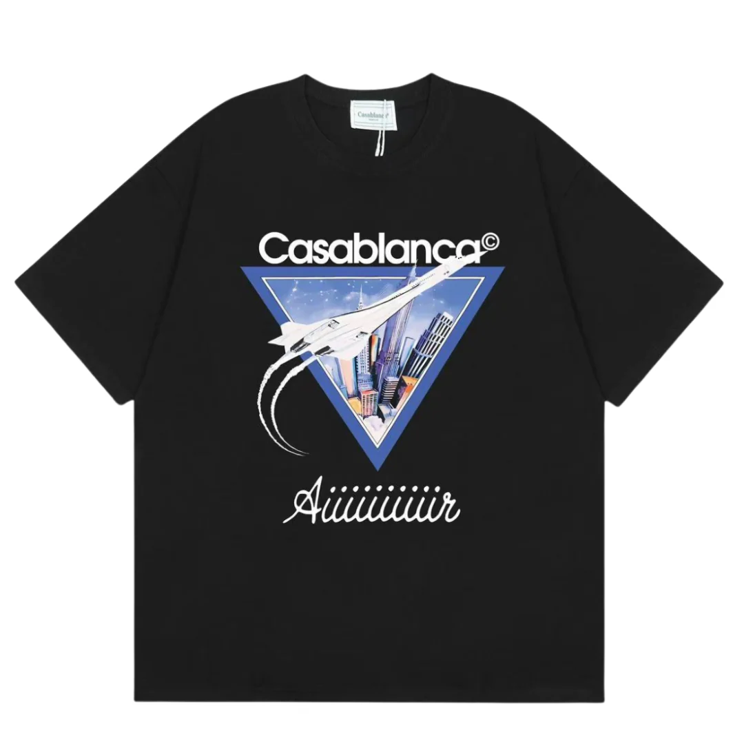 Casablanca Aiiiiir T-Shirt Black