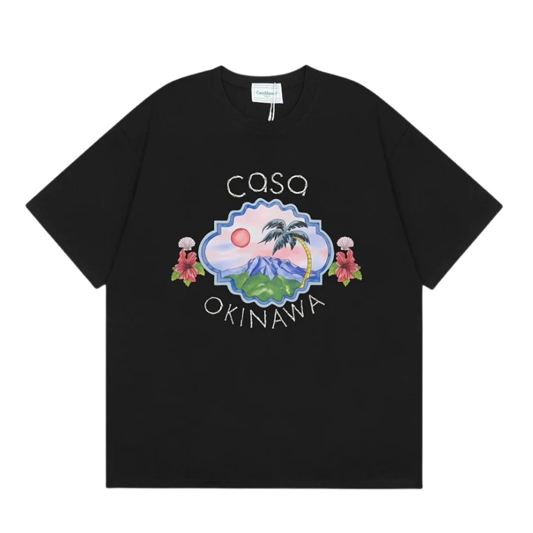 Casablanca Okinawa T-Shirt Black