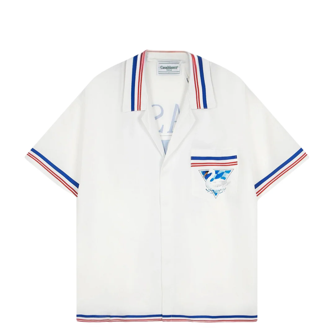 Casablanca Summer Shirt White & Blue