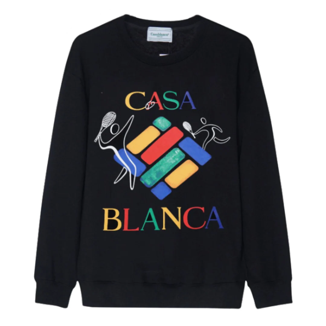 Casablanca Tennis Sweater Black