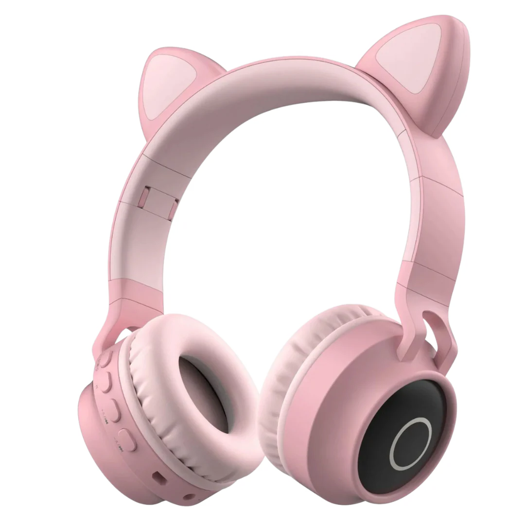 CatEear Overear LED Headphones Pink