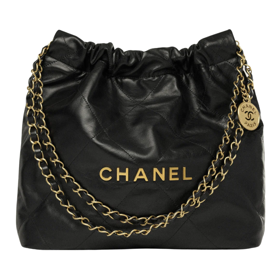 Chanel 22 Small Bag Gold Logo