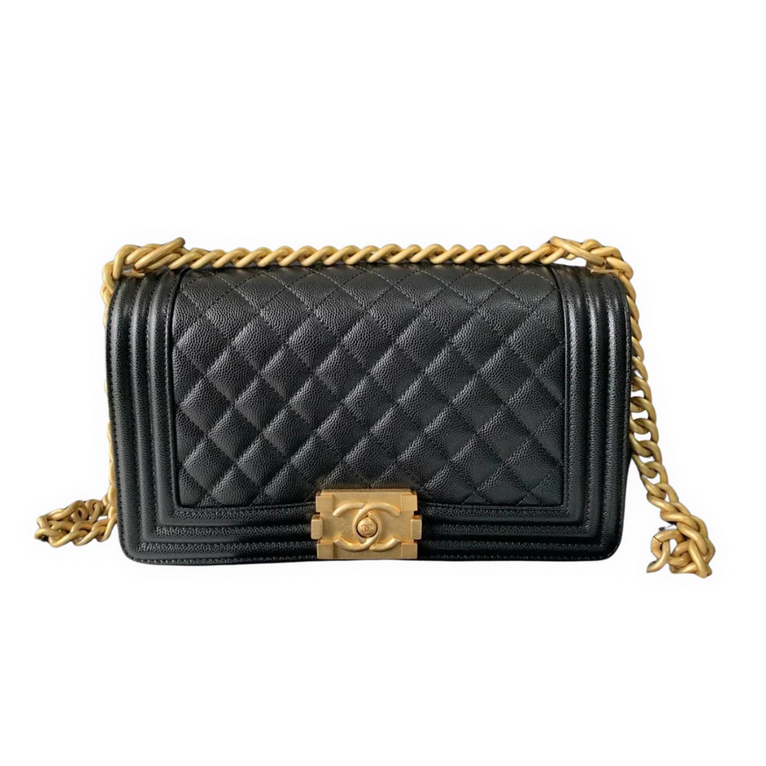 Chanel Caviar Medium Boy Bag